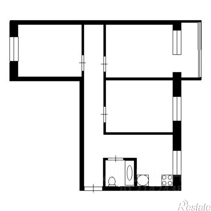 3-комн квартира ул Инициативная, 46,  д. 46