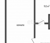 1-комн, 31кв м, этаж 4/5 ул Транспортная, 57