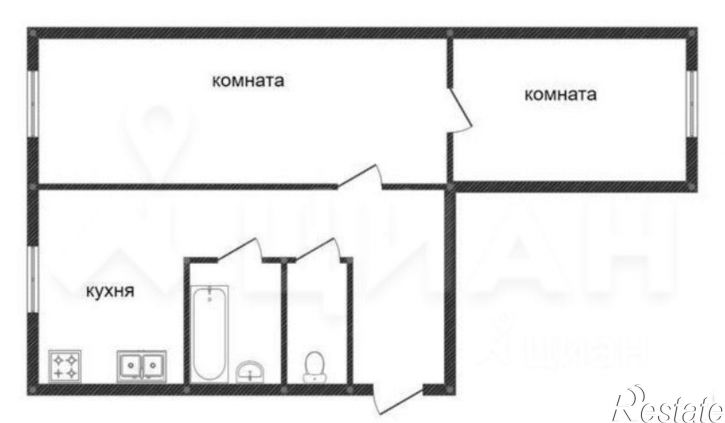 2-комн квартира ул Сергея Шило, 200,  д. 200