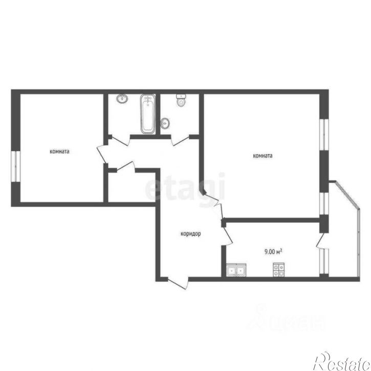 2-комн квартира ул Маршала Жукова, 207,  д. 207