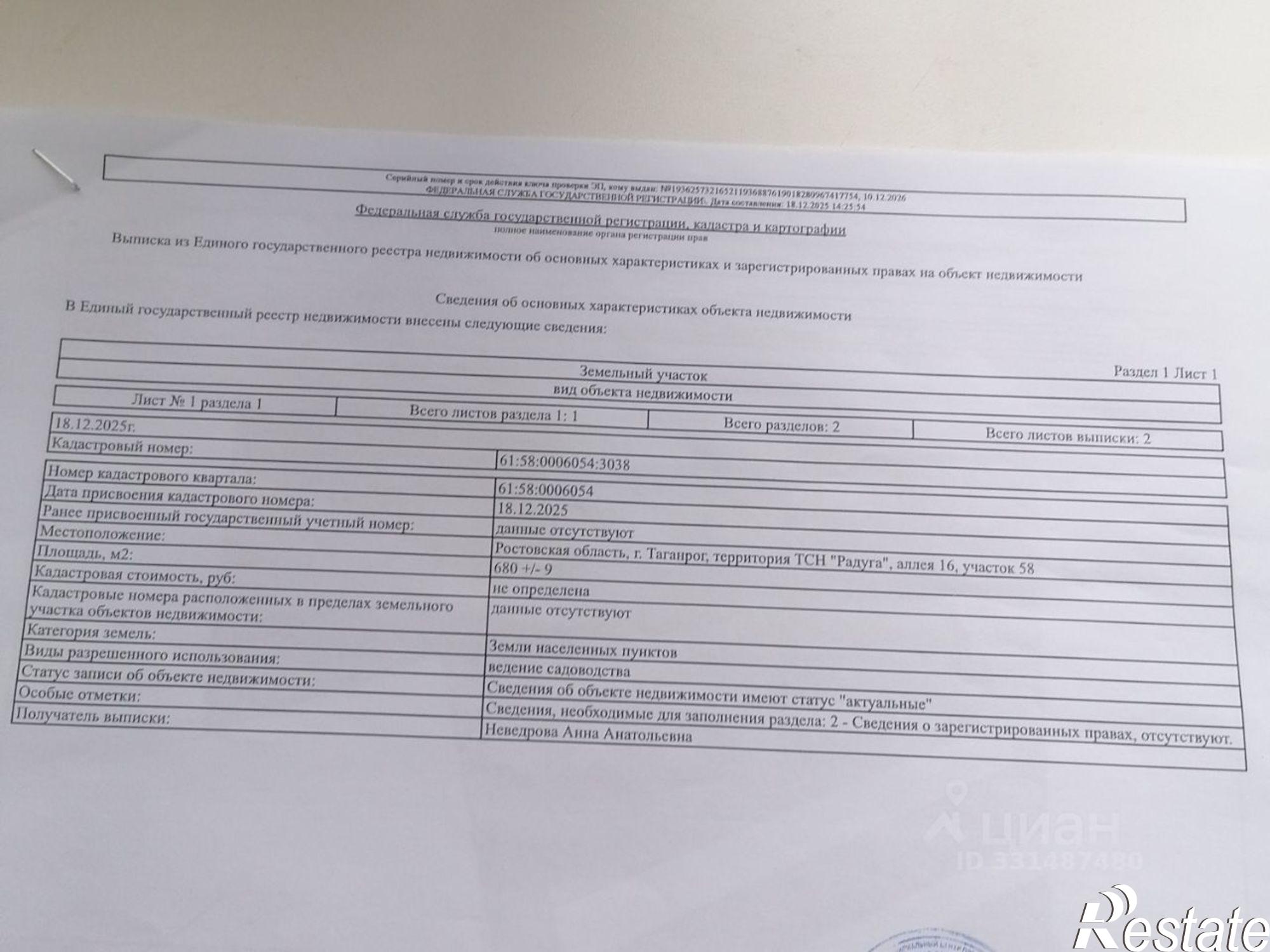 Купить землю, земельный участок за 2 100 000 рублей на СНТ Радуга