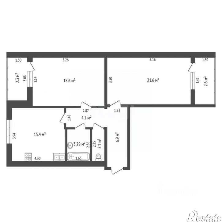 2-комн квартира ул Сергея Шило, 265д,  д. 265д