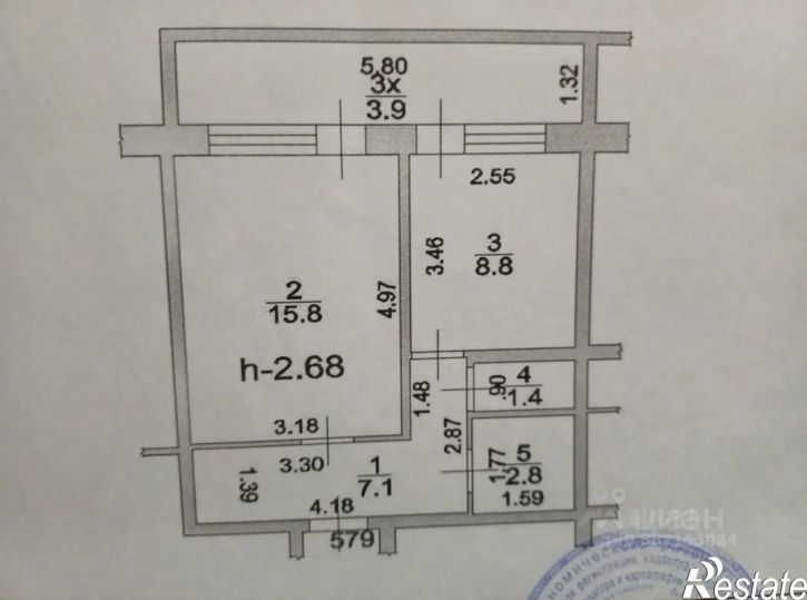 1-комн квартира ул Мариупольское Шоссе, 27-2 3,  д. 27-2 3,  к. 3