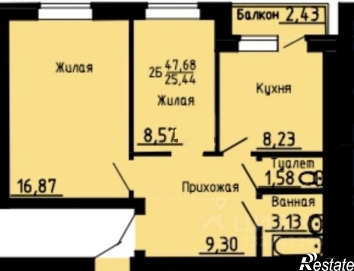 2-комн квартира ул Победы, 103,  д. 103