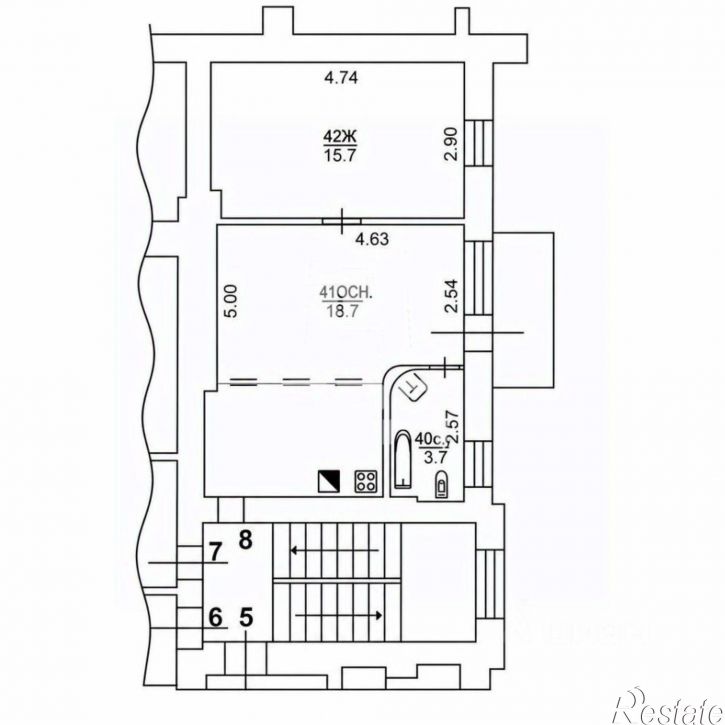 2-комн квартира ул Ленина, 222,  д. 222