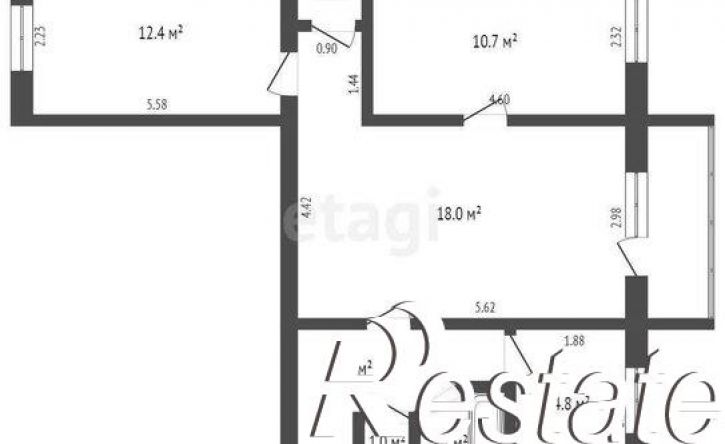 3-комн квартира Мариупольское шоссе, 27/2 с3,  д. 27/2 с3